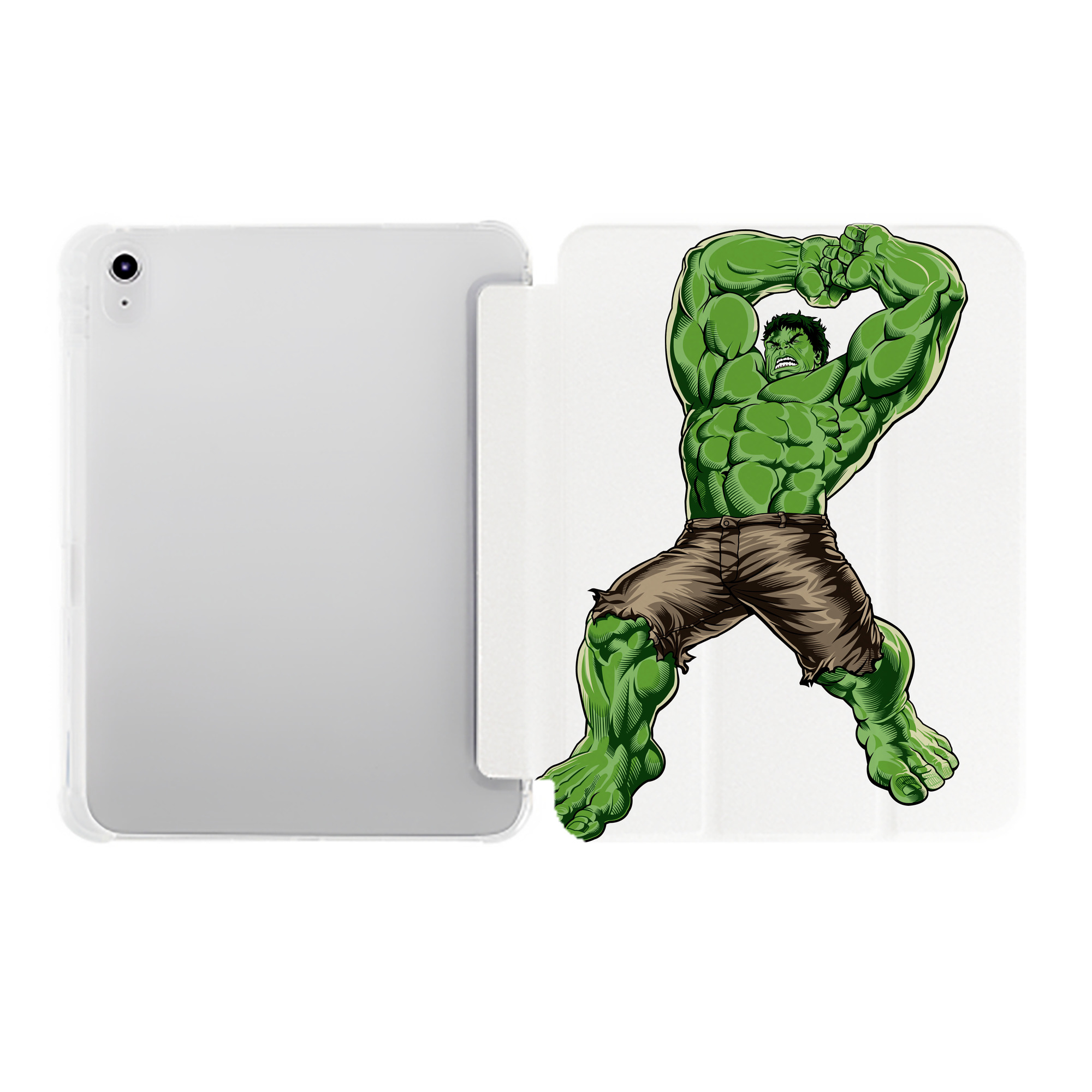 （画像用） アベンジャーズ The Avengers IPad ケース ペン収納付き 三つ折りスタンド PUレザー×シリコン 対応機種9.5/10.5/10.9インチ